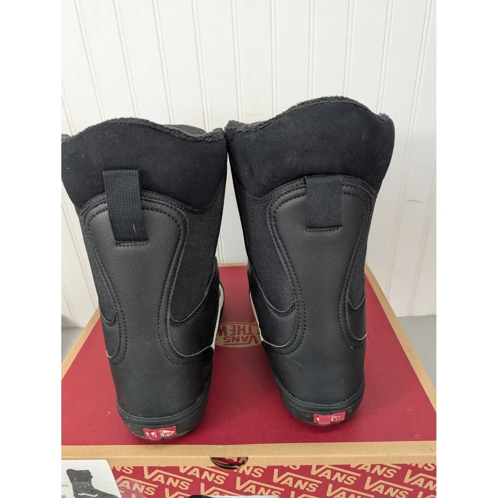 Vans Aura Linerless Snowboard Boots Men's 7 Black/Gum Synthetic VN000BWGB9M